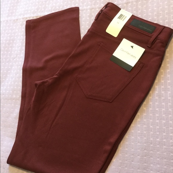 Size 14! Calvin Klein zip up stretch pant - Picture 7 of 8